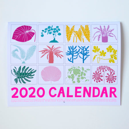 2020 Rare & Precious Houseplants Calendar