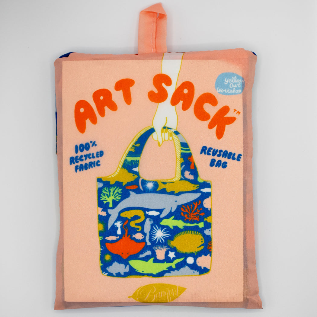 Art Sack - Banquet Workshop Sea Animals Reusable Grocery Bag