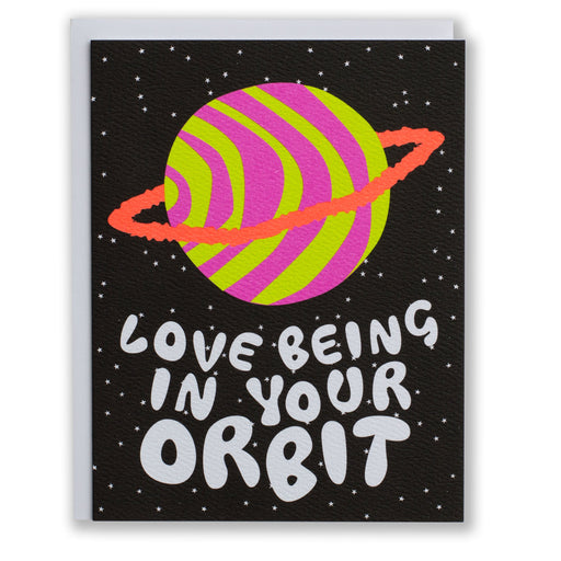 Love Being in your Orbit Planet Card