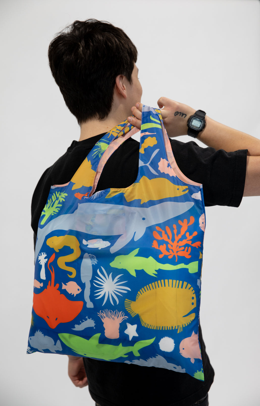 Art Sack - Banquet Workshop Sea Animals Reusable Grocery Bag