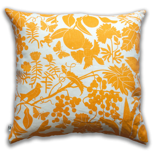 California 100% Linen Pillow Cover in Marigold