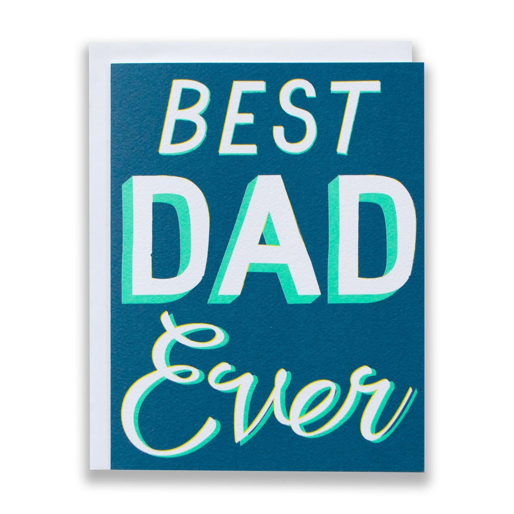 best dad ever card/cards for fathers day/note cards/dad