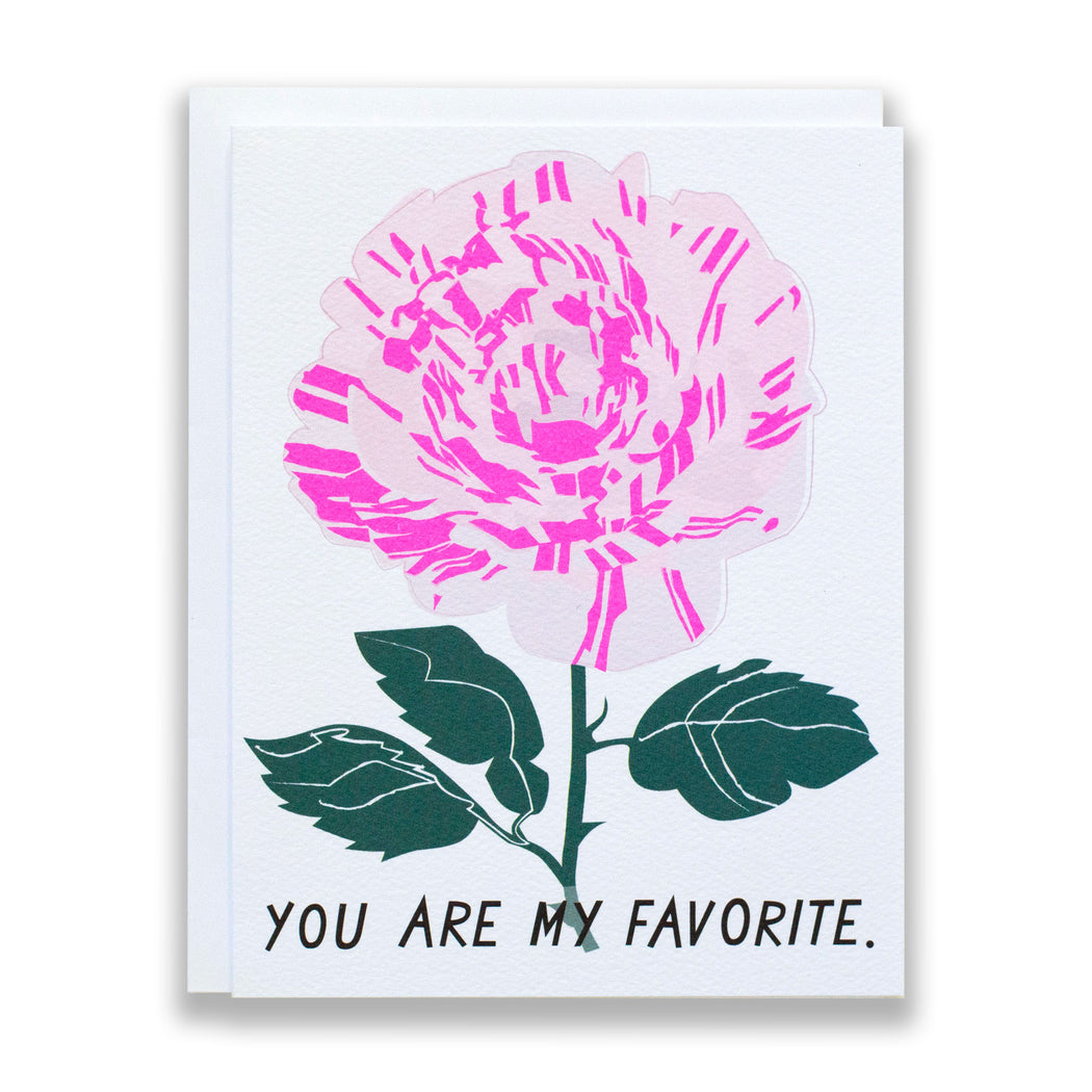 Variegata di Bologna Striped Rose/rose card/you are my favourite/favorite spelling