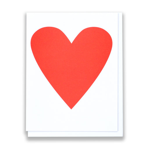 red heart card