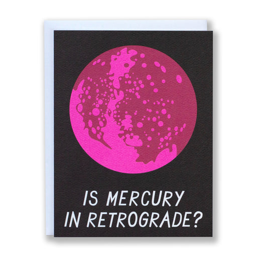 Is Mercury in Retrograde Note card