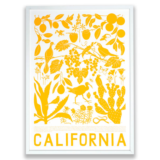 Marigold yellow California Art Print