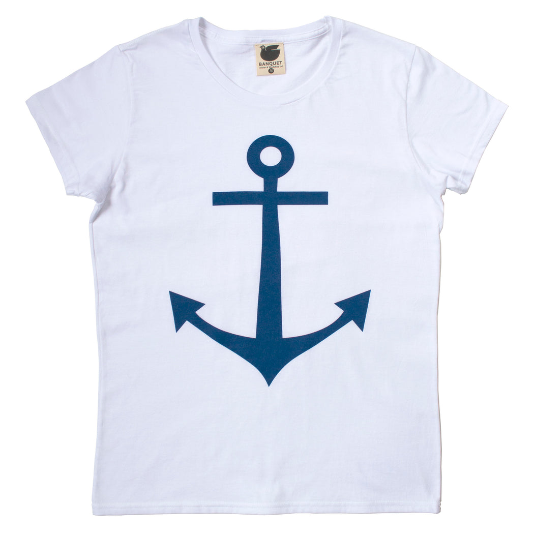 navy blue, anchor, sea captain, anchor t-shirt